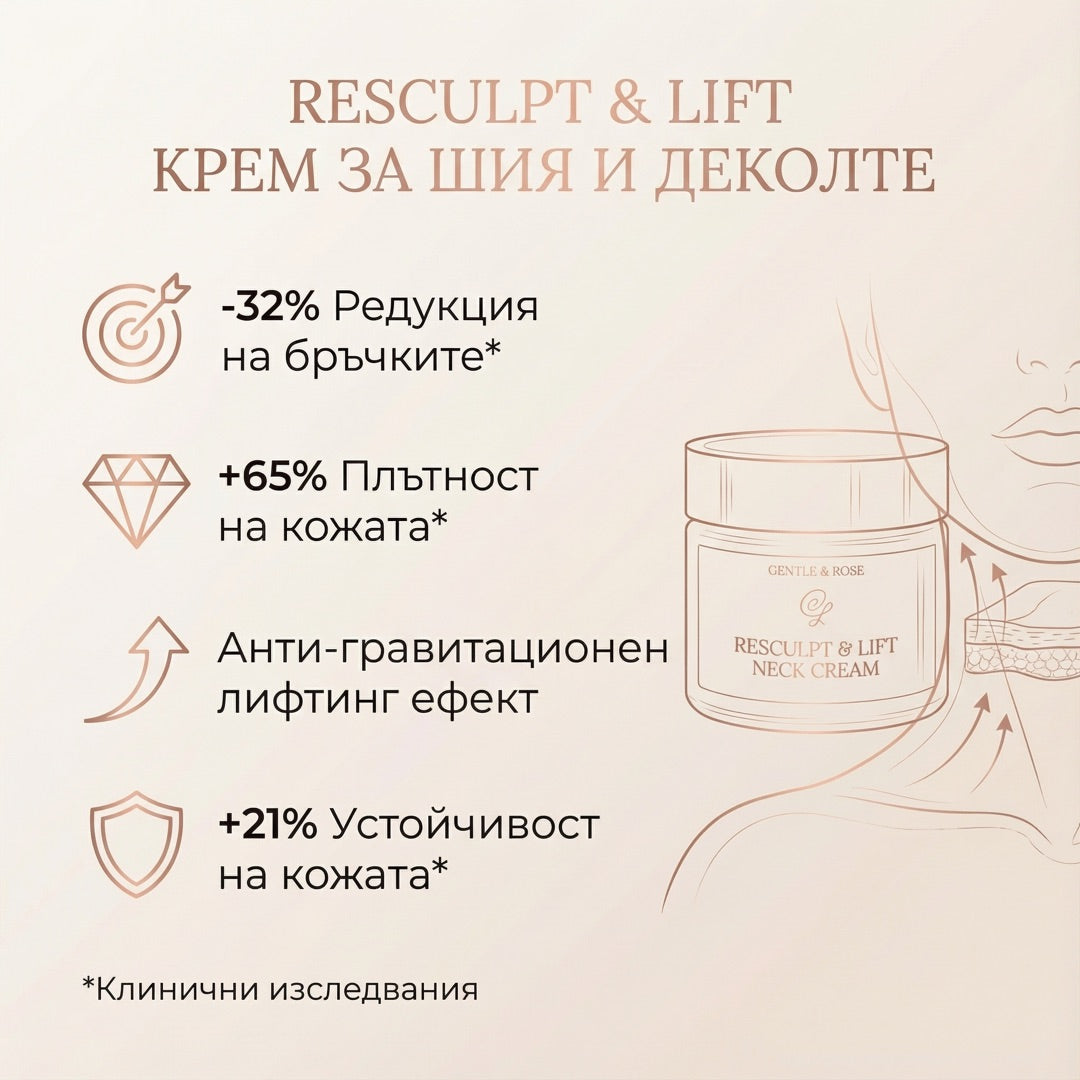 Лифтинг Крем за Шия и Деколте