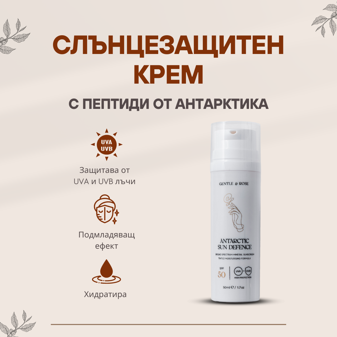 Слънцезащитен (SPF50) Хидратиращ Крем за Лице