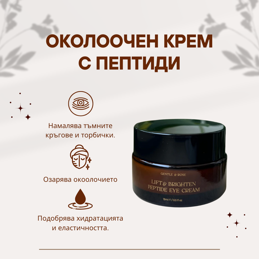 Околоочен крем с пептиди Lift & Brighten