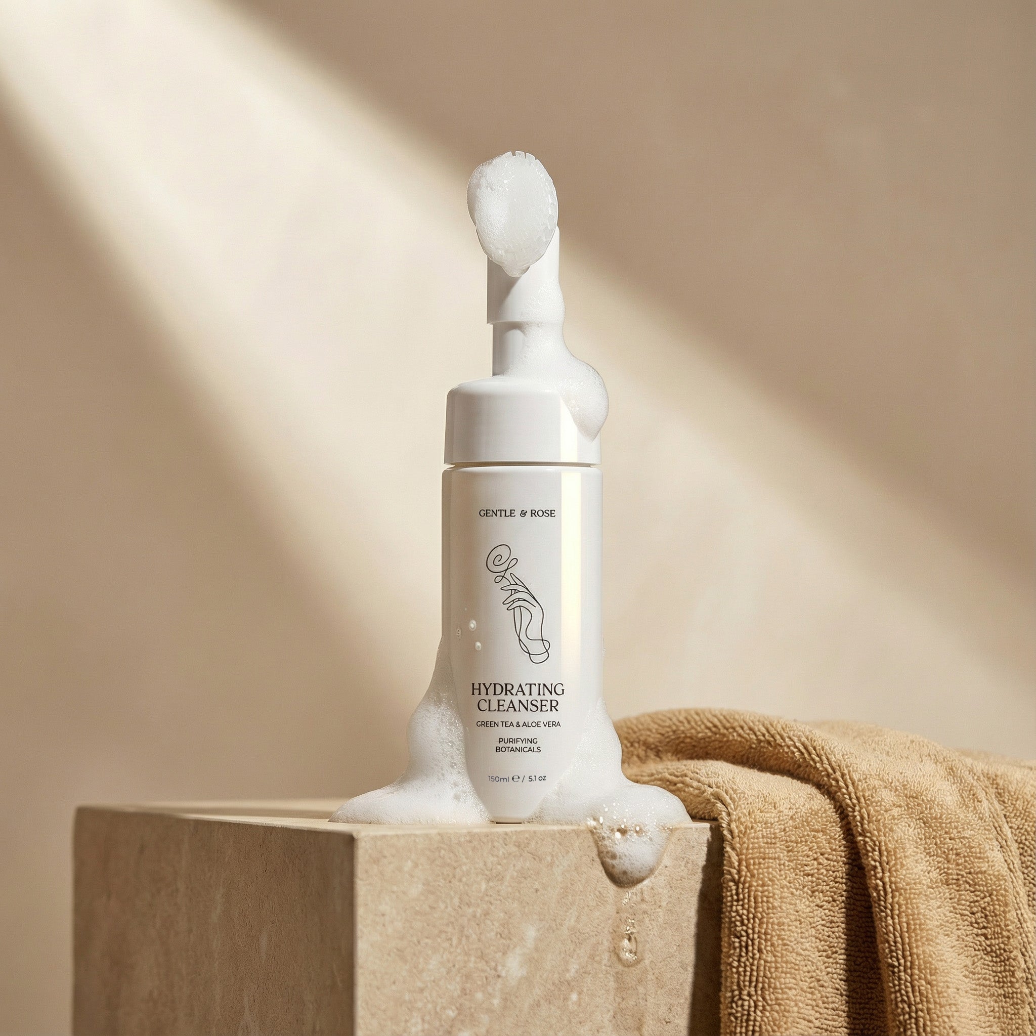 Почистваща Пяна за Лице с Розова Вода Gentle&Rose