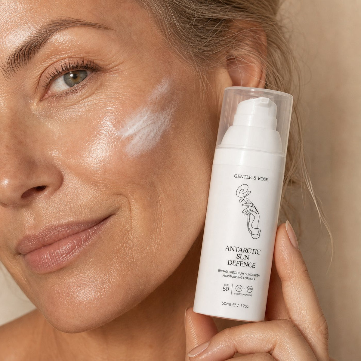 Антиоксидантен крем със слънцезащита SPF50